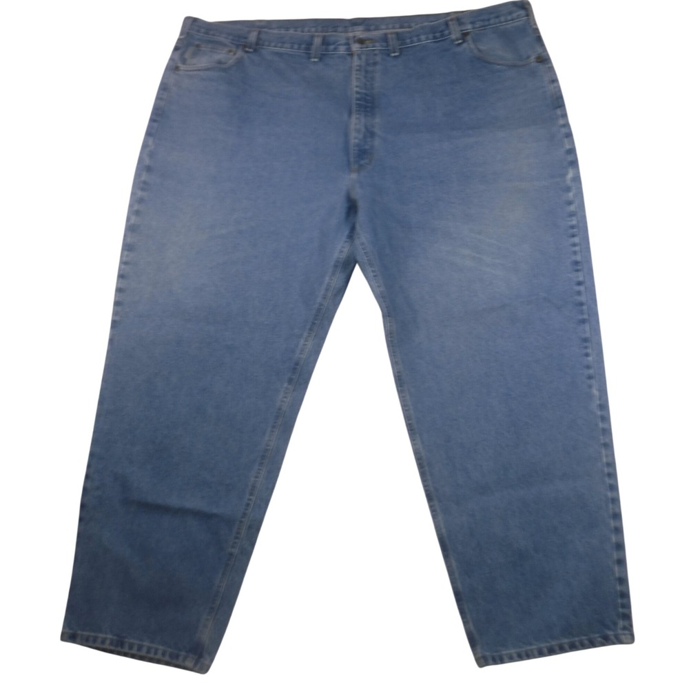 Carhartt B17-STW Relaxed Fit Stonewash Blue Denim Jeans Mens 52x31 Workwear